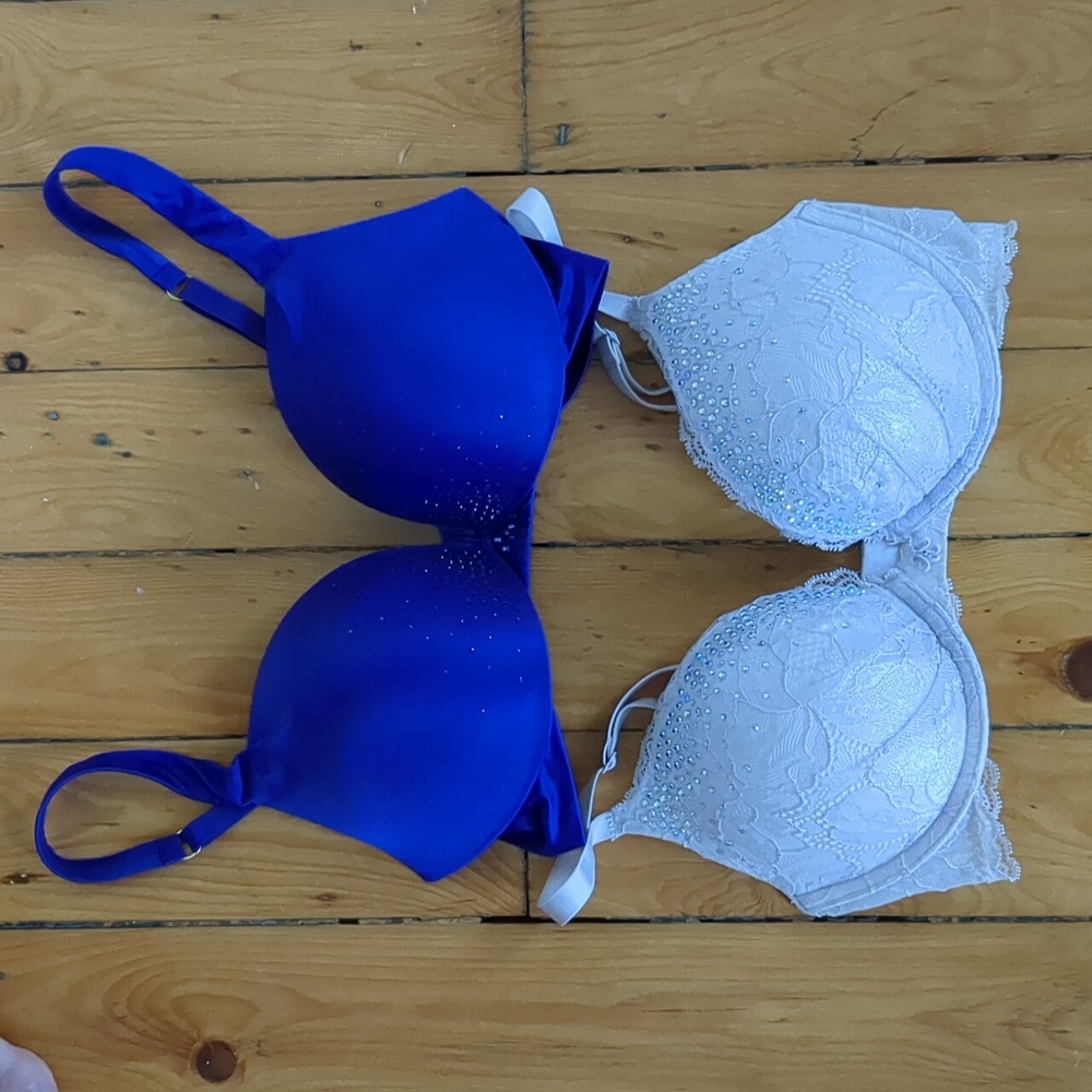 Victoria's secret rhinestone bra x 2